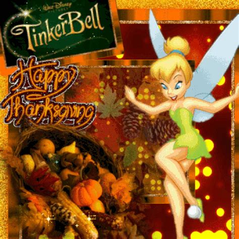 Animated Tinkerbell Thanksgiving Quote Pictures Photos And Images For