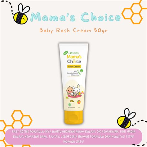 Jual Mamas Choice Baby Rash Cream 50gr Krim Untuk Meredakan Biang