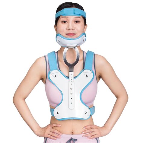 Cervical Thoracic Orthosis Adjustable Head Neck Chest Orthotics