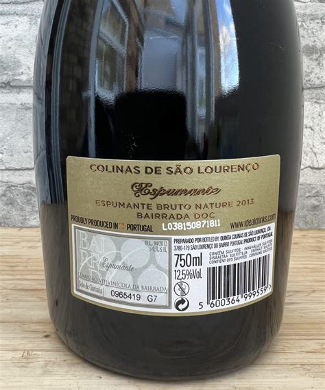 Colinas Espumante Cuve Brut Nature Bairrada Doc