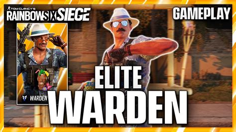 Jugando ELITE De WARDEN Brutal Swarm Caramelo Rainbow Six Siege