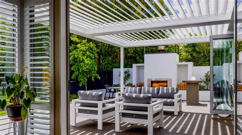 Louvres Auckland Aluminium Outdoor Nz Louvre Roof Pergola Shade Design