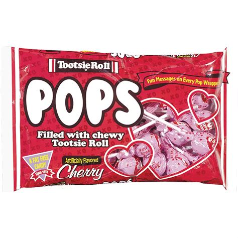 Tootsie Roll Cherry Pops Valentines Candy Shop Candy At H E B