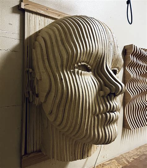 Parametric Wall Art Human Head Etsy