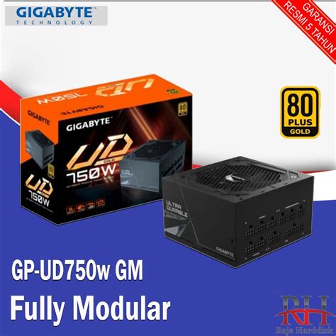 Jual Gigabyte PSU Aorus UD750GM 750W 80 Plus Gold Full Modular Power