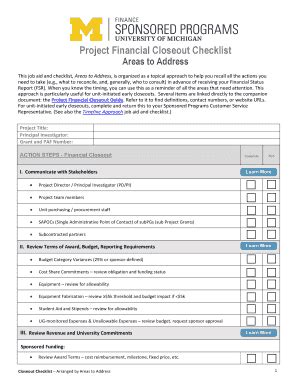 Fillable Online Checklist Fsr Total List Areas To Address