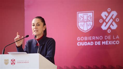 “estamos Invirtiendo En Movilidad En La Ciudad” Claudia Sheinbaum