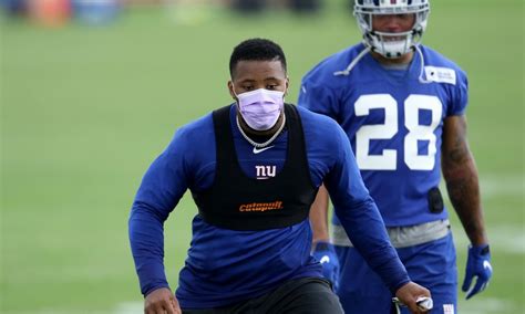 Saquon Barkley making progress on ACL rehab