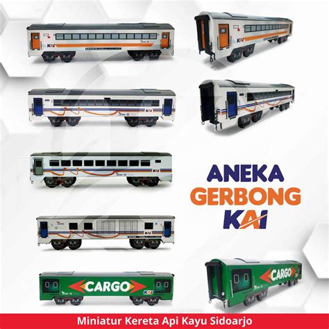 Miniatur Kereta Api Gerbong Eksekutif Lazada Indonesia