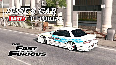 Fast And Furious Jesses Car Easy Tutorial Car Parking Multiplayer