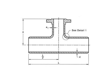 Dimax Ductile Iron Tee Spigot X Spigot X Flange PN16 B5 100mm X 100mm