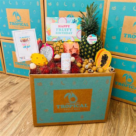 Tropibirthday Fruit Box Tropical Fruit Box