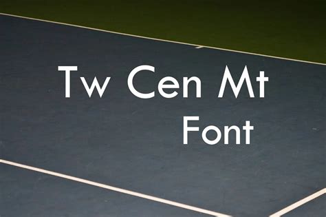 Tw Cen MT Font Free Download