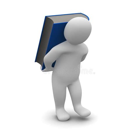 Man Carrying Heavy Books Stock Illustrations 106 Man Carrying Heavy