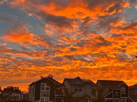 Fiery Morning Sky Lights Up Sacramento Photo Of The Day Sacramento