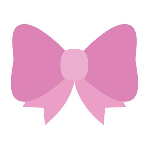 Cute Bow Ribbon Decoration Icon 4833035 Vector Art At Vecteezy