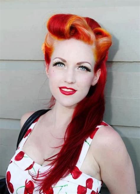 Arirockabilly Retro Hairstyles Hair Styles Rockabilly Hair