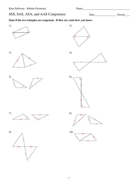 Sss Sas Asa Aas Hl Worksheet