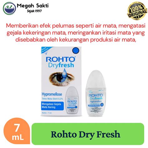 Jual Megah Sakti Rohto Dry Fresh Tetes Mata Kering 7 ML