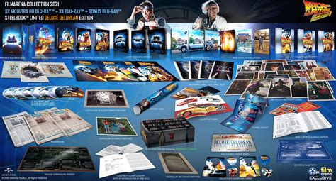 Back To The Future Trilogy Th Anniversary K D Blu Ray Steelbooks