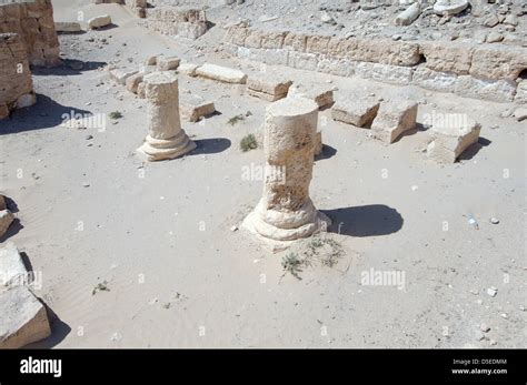 The Ruins Of The Ancient City Of Palmyra Syria Stock Photo Alamy