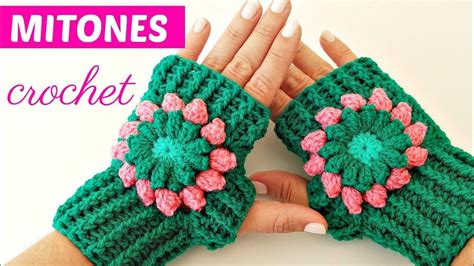 Mitones O Guantes Sin Dedo Tejidos A Crochet Tutorial Paso A Paso