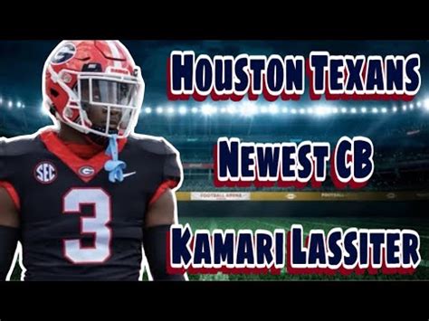 Houston Texans Kamari Lassiter Is A Very Aggressive Cb Youtube