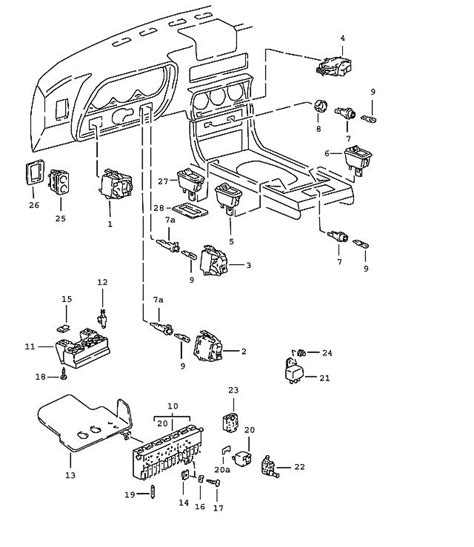 1990 Porsche 944 S2 Fuse Box Diagrams