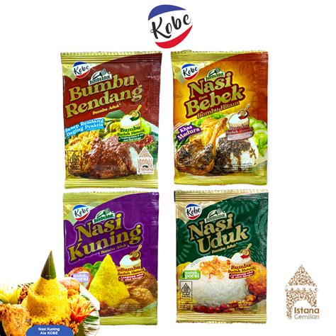 Jual Kobe Nasi Uduk Nasi Kuning Bebek Rendang Bumbu Aduk Gram