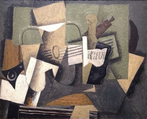 Synthetic Cubism Georges Braque ‘rum And Guitar’ 1918 Picasso And Braque Pablo Picasso