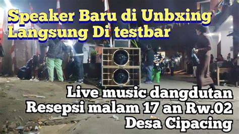 Ceksound Speaker Rcf 18 400 Pasang Di Box Dragon Langsung Testbar Live