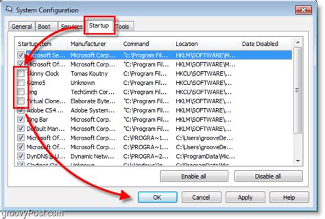 How To Disable Startup Programs In Windows And Vista