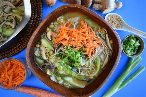 Bok Choy Wild Mushroom Soba Noodle Soup Mastering Diabetes