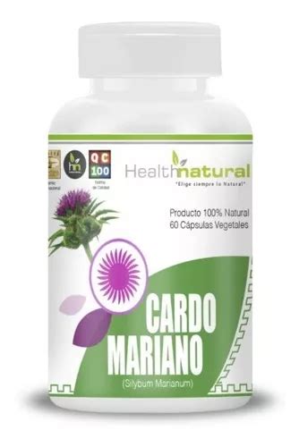 Cardo Mariano Capsula 60 Unidades De 500mg Healthnatural Sabor Neutro