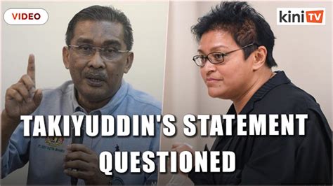 Azalina Questions Takiyuddin Over Statement On Parliament Video