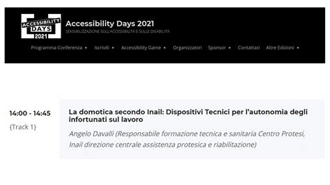 La Domotica Secondo Inail Dispositivi Tecnici Per L Autonomia Degli