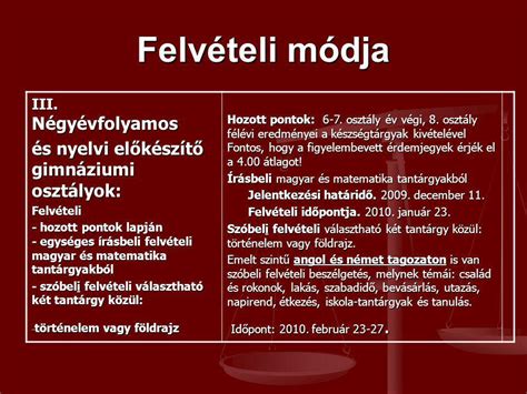 Nyíregyházi Evangélikus Kossuth Lajos Gimnázium ppt letölteni