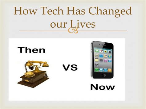 PPT How Tech Has Changed Our Lives PowerPoint Presentation Free