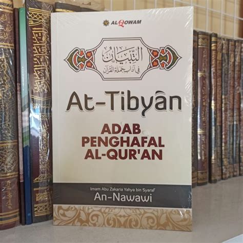 Jual Buku Terjemah At Tibyan Adab Penghafal Al Qur An Imam An Nawawi