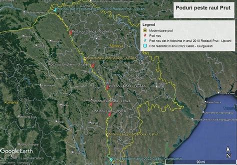 Patru noi poduri transfrontaliere vor fi construite peste râul Prut