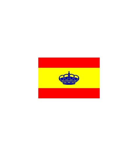 Bandera España 50 x 75 con corona Promonautica