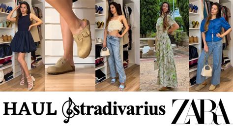 HAUL ZARA Y STRADIVARIUS Nueva Colección Try on YouTube