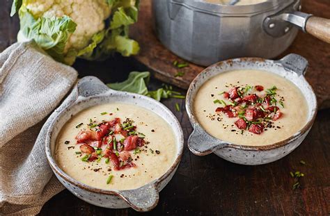 Cauliflower And White Bean Soup Soup Recipes Tesco Real Food