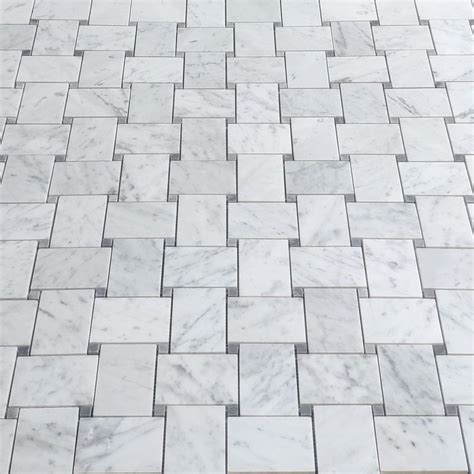 Italian Carrara White Marble 12x12 Tile Polished Stone Center Online