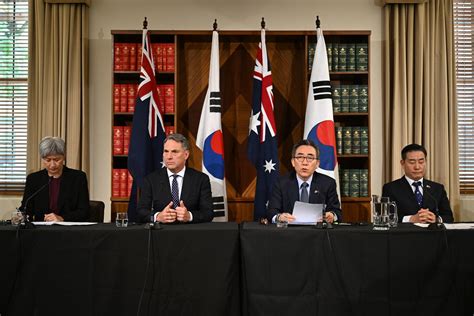 澳韓防長外長二加二會晤 擴大國防關係向朝俄施壓 Australian Chinese Daily 澳洲新聞