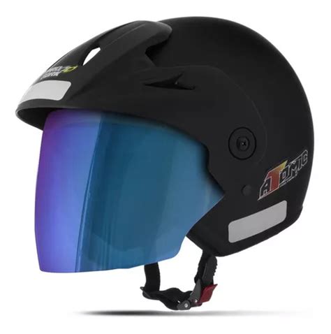 Casco Atomic Pro Tork Chameleon Con Visera Abierta Blanco Talla 56