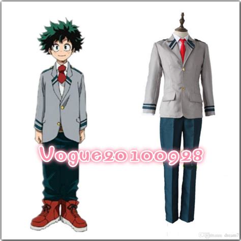 Nuevo Anime Boku No Hero Academia Midoriya Izuku Cosplay Uniforme