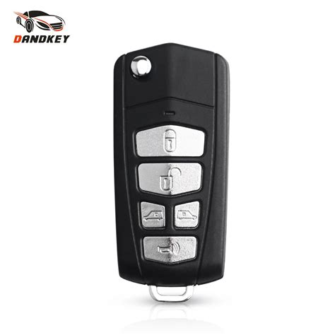 Dandkey Replacement Modified Flip Folding Remote Car Key Case Cover For