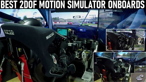 Best 2DOF Motion Racing Simulator Triple Screen Setup Onboards YouTube