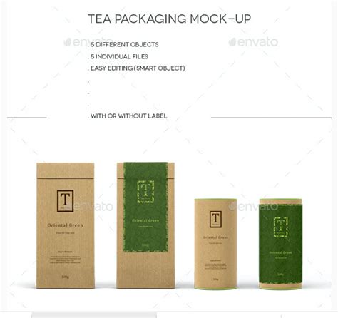 20+ Attractive Tea Packaging Mockup PSD Template - Mockup Den